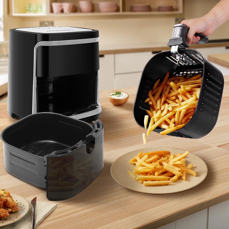 Freidora de Aire sin Aceite XXL 7L,1900W, Inteligente. Conexión Wifi.Pantalla LED táctil, 7 funciones preestablecidas Libre de BPA REGALO: 1,7L Hervidor Eléctrico - Bild 2