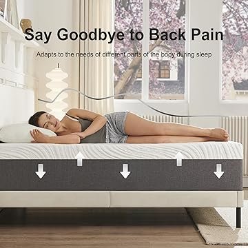 Twirest Memory Foam Mattress ?C Medium Firm Cooling Mattress in a Box, 18/20cm Thick, Breathable Washable Cover, Fiberglass-Free - Bild 6