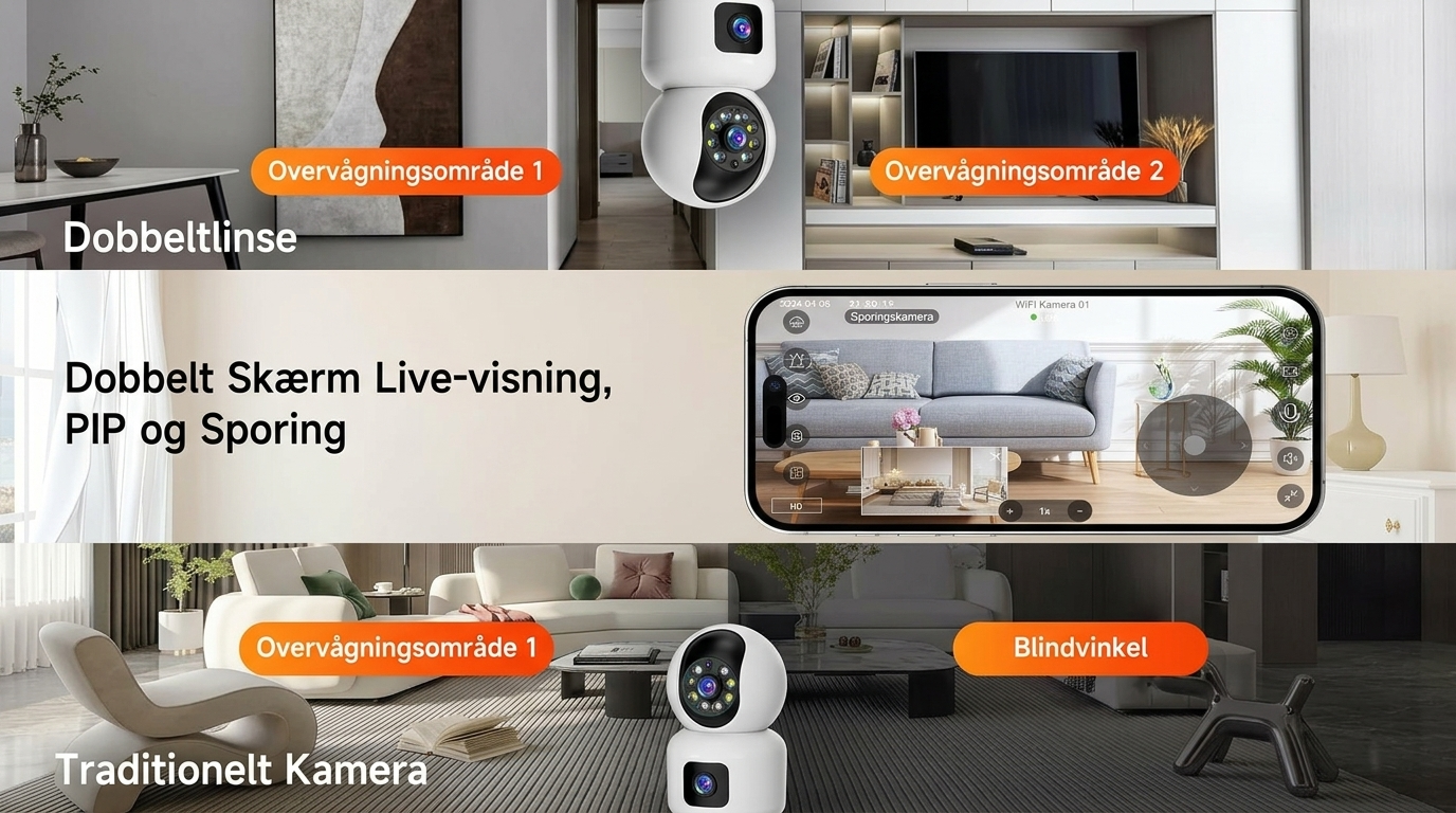 3 MP 2K smart sikkerhedskamera, babyovervågning og kæledyrskamera, farve nattsyn, bevægelsesregistrering, nem montering, cloud-/SD-lagring - Bild 4